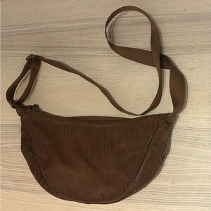 Uniqlo Unisex Crossbody Bag - brown.